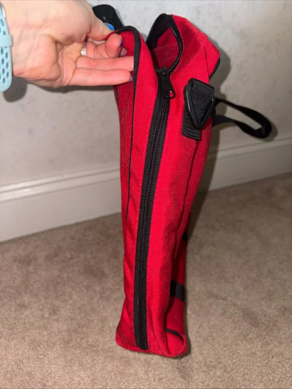 Outdoor Gear from chuck roast CORDURA nylon bag Red Large Durable 20x13x3 inches